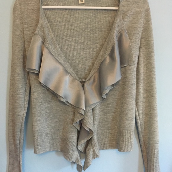 Banana Republic cardigan w/ modal spiral detailing - Picture 3 of 8